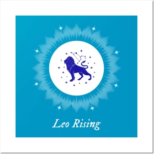 Leo Rising Astrology Chart Zodiac Sign Ascendant Posters and Art